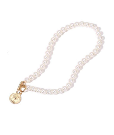 Nina Coin Pearl Necklace - Dats it Girl