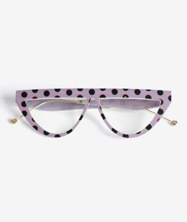 PINK DOTTED SUNGLASSES
