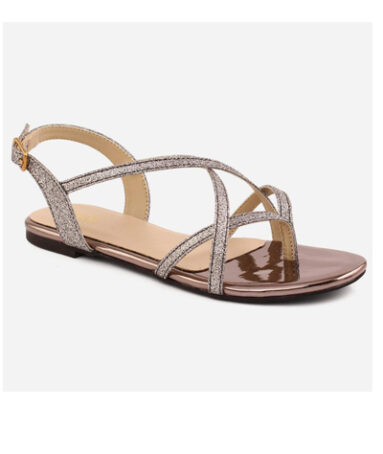 GIRL’S "NELL" CROSS STRAP COMFY SANDALS