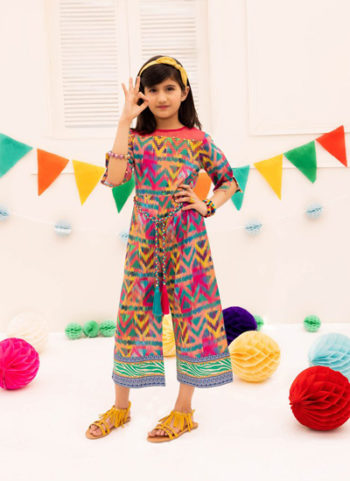 Jumpsuit - Stitched Printed Lawn 2PC