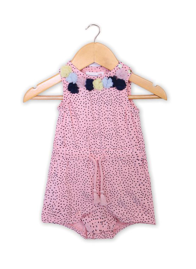 Sleeveless Dotted Kipper - Pink