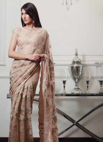 FULLY EMBROIDERED SAREE