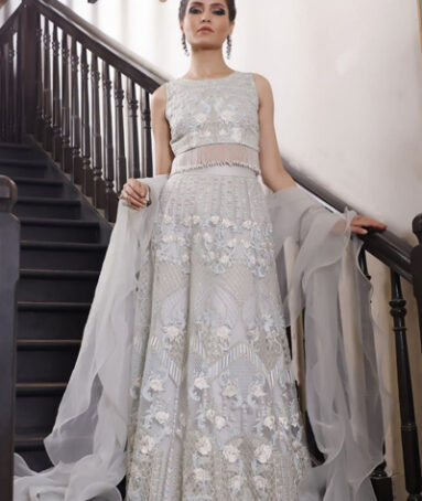 ORGANZA BLOUSE AND LEHENGA