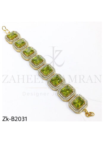 Olive green bracelet
