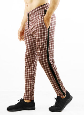 AZTEC CHECK TROUSERS