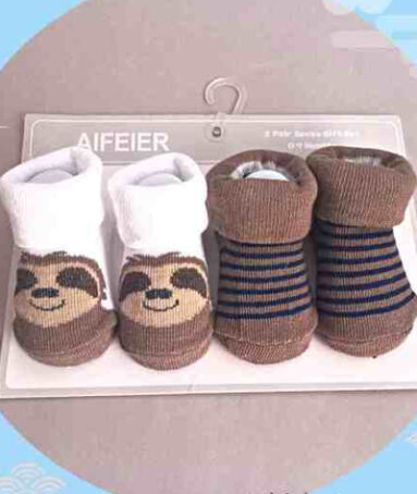 Newborn Baby booties pack of 2-B