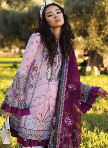 Summer Embroidered Lawn With Dupatta