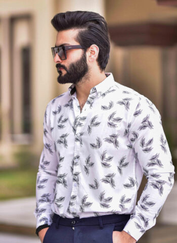 All Over Floral Printed Full Sleeve Casual Shirt