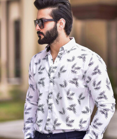 All Over Floral Printed Full Sleeve Casual Shirt