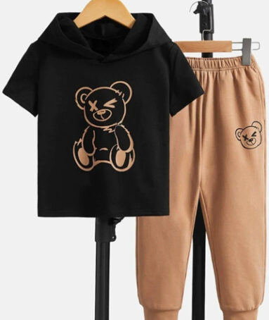 Brown Bear Tracsuit For Kids
