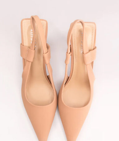 Daisy Strap Small Heel Nude