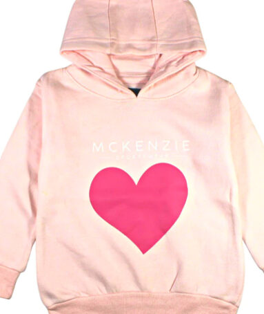 MCK Heart Pink Pullover Hoodie