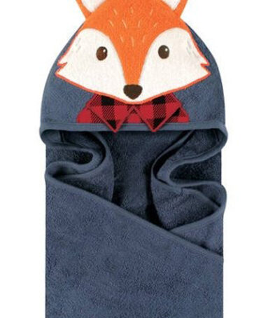 Mr. Fox Hooded Bath Towel