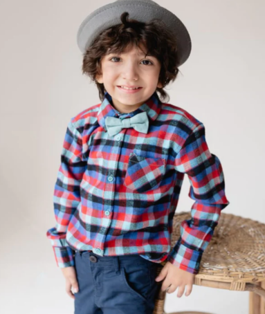 Multi Color Flannel Shirt For Boys