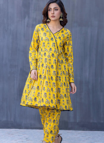 Women Summer Printed Lawn Frock