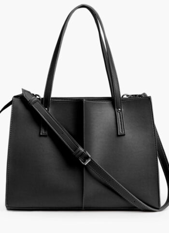 Black Work Tote Bag For Women