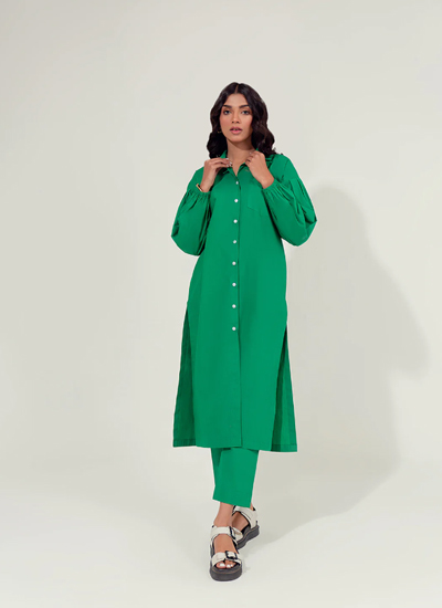 Forest Green Color Dress For Women