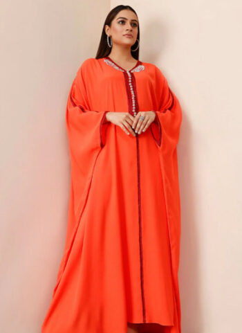 Grip Georgette kaftan Handworked Dress