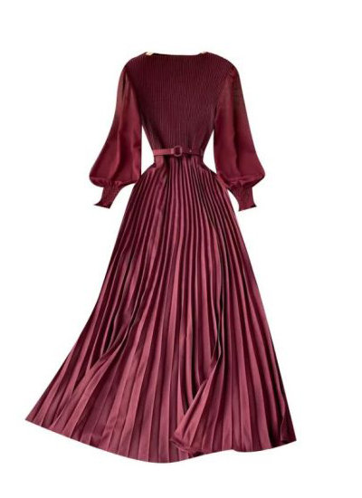 Burgundy Khloe Dress For Women