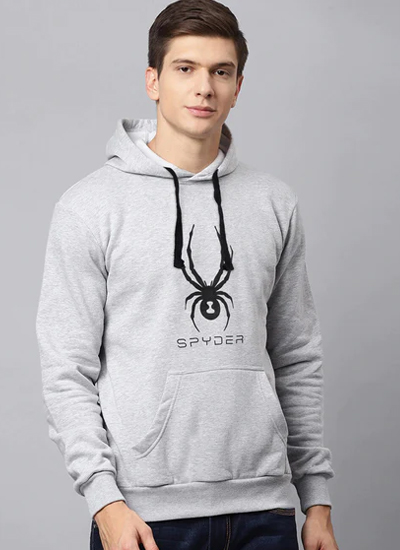 Excess Exports Grey Hoodie For Men