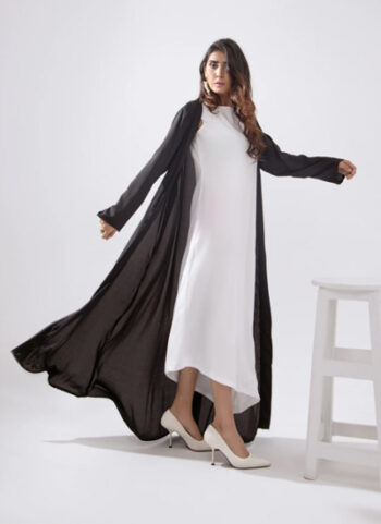 Diagonal Cut Maxi with Cape